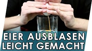Eier Ausblasen Einfache Anleitung Zum Eier Ausblasen Für Osterdeko Tutorial