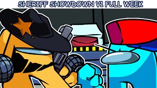 Friday Night Funkin' Sheriff Showdown V1 FULL WEEK - FNF MOD [HARD]