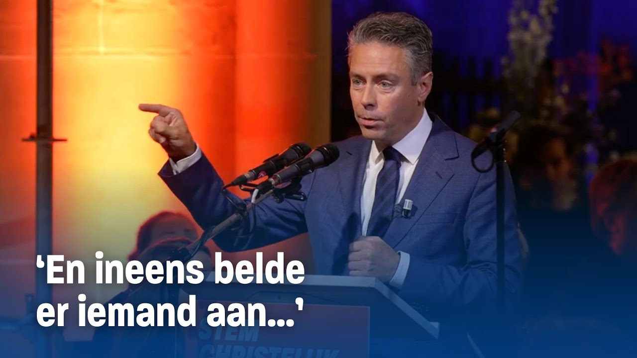 Hoe Chris Stoffer zelfs thuis stemmen werft! - Speech + 'Vaste Rots' 🎵🎶