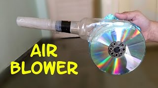 How to Make a Powerful Air Blower using CD and Bottle  Easy Way