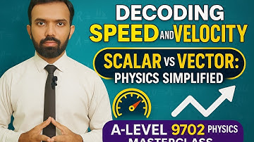 Speed, Velocity & Acceleration | Scalars vs Vectors | A Level Physics 9702