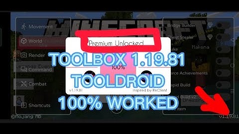 Toolbox 1.19.81 Infinite Premium - Tooldroid 1.19.81
