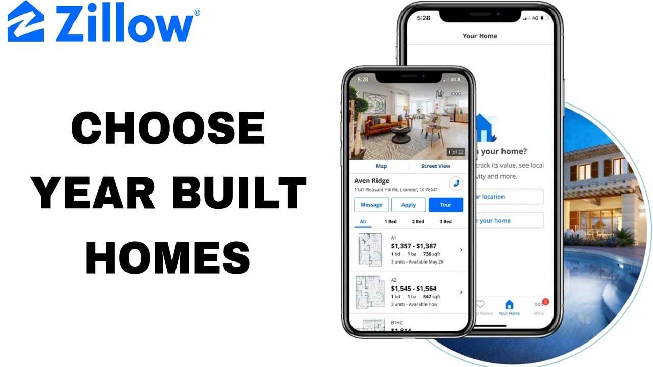 Year Built How To Choose Year Built Homes On Zillow App - YouTube