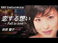 【歌詞付】恋する想い ~Fall in love~(カラオケ)松田聖子