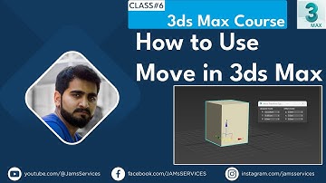 How to Use Move Tool in 3ds Max | 3ds Max For Beginners | Class 6 اردو / हिंदी