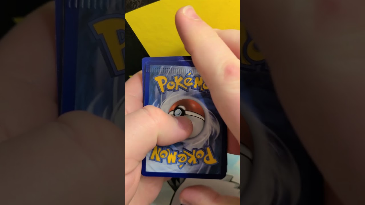 POKEMON HYPER RARE CRIMP ERROR CARD 