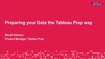 Preparing your data the Tableau Prep way