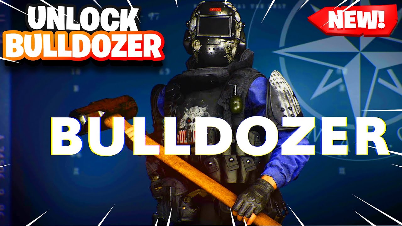 HOW TO UNLOCK BULLDOZER in COLD WAR - BULLDOZER OPERATOR in WARZONE