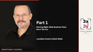 Starting Right: What Business Plans Don't Tell You | Jonathan Cozens & Mark Webb