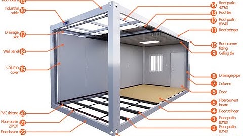 3mX6m detachable/flat pack container house