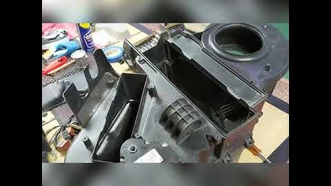 2004 H2 HUMMER HVAC MODULE DISASSEMBLY