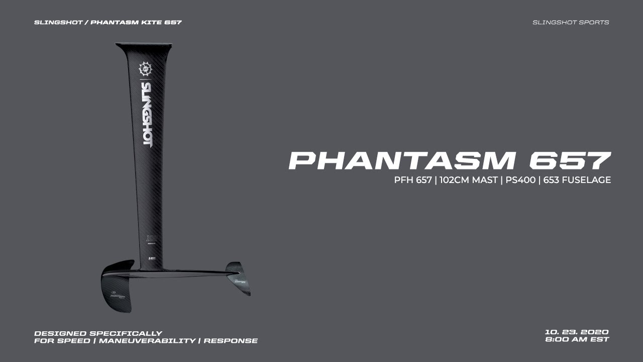 PHANTASM KITE 657 Carbon Hydrofoil - Product Video - Slingshot