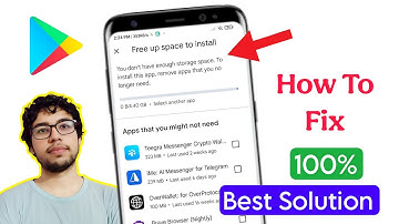 free up space to install | free up space to install problem | play store free up space to install