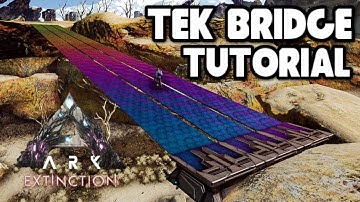 HOW TO USE THE TEK BRIDGE! - ARK: Extinction