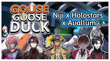 Best of Holostars x Niji x Avallum Goose Goose Duck Collab