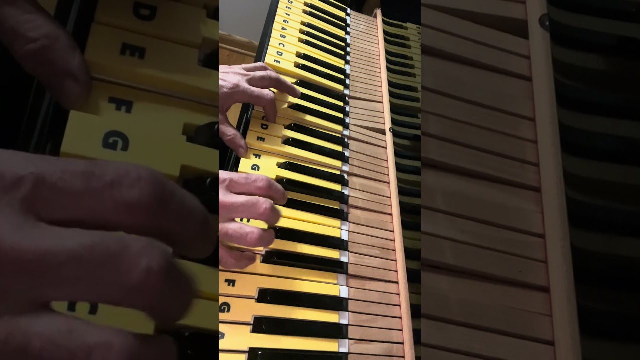 MrSpinner.com/shop Piano Training Keys, removable self stick keys
