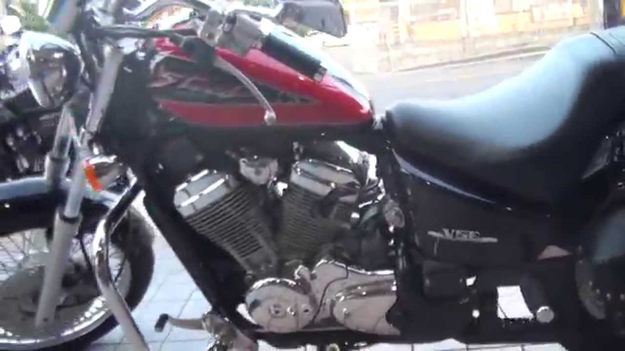 赤と黒のアメリカン ホンダ・スティードVSE Steed VSE VLX VCL 400cc
