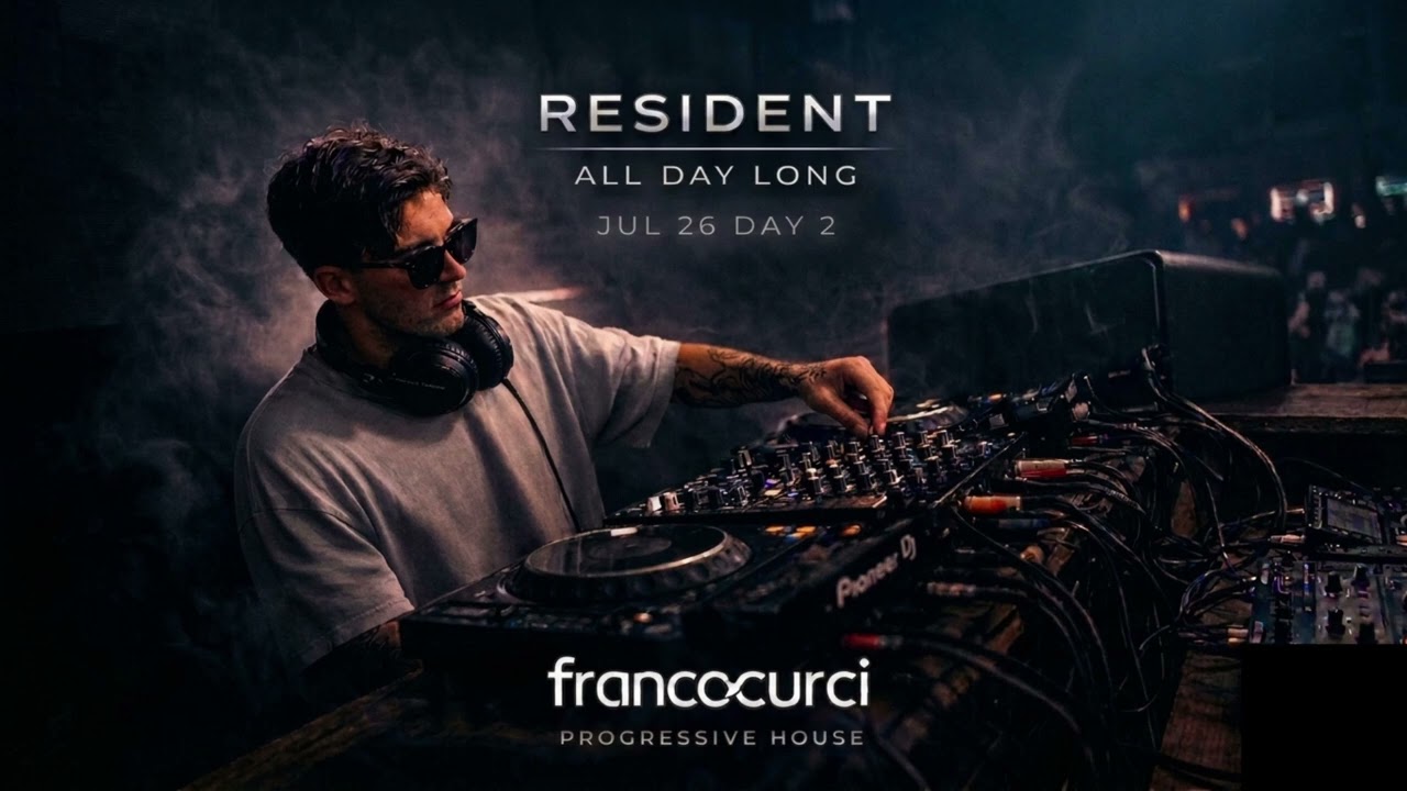 Resident All Day Long — Progressive House Set | Franco Curci | JUL 26 DAY 2
