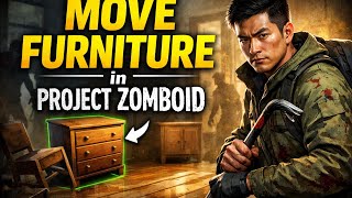 How to MOVE FURNITURE in Project Zomboid (Step by Step)