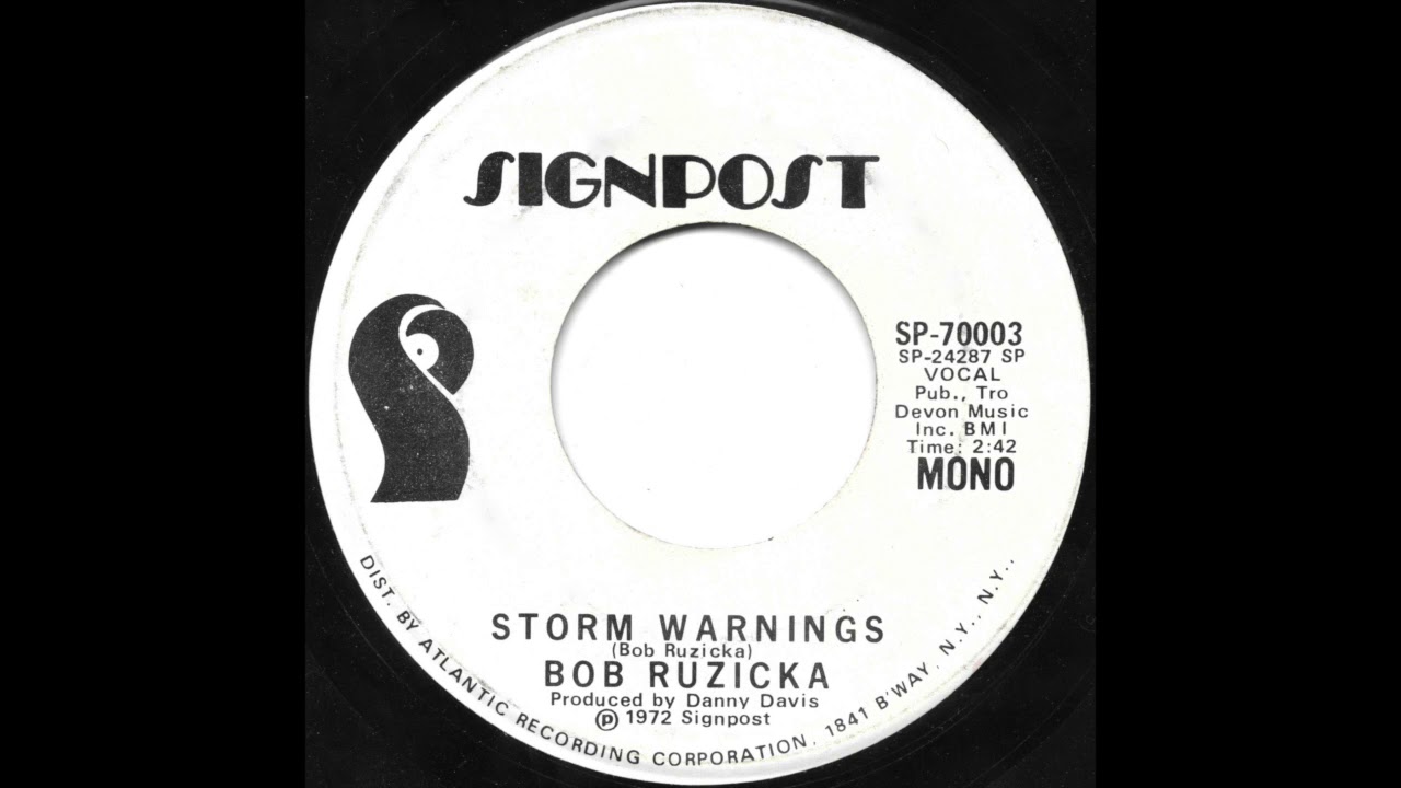 Bob Ruzicka - Storm Warnings - YouTube