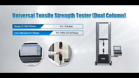 Universal Testing Machine UTM Tensile Test Procedure GT-C01