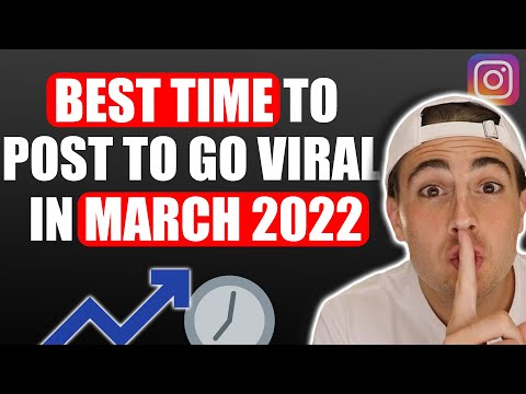 Update The BEST Time To Post on Instagram To Go VIRAL in 2022 (not what you think)