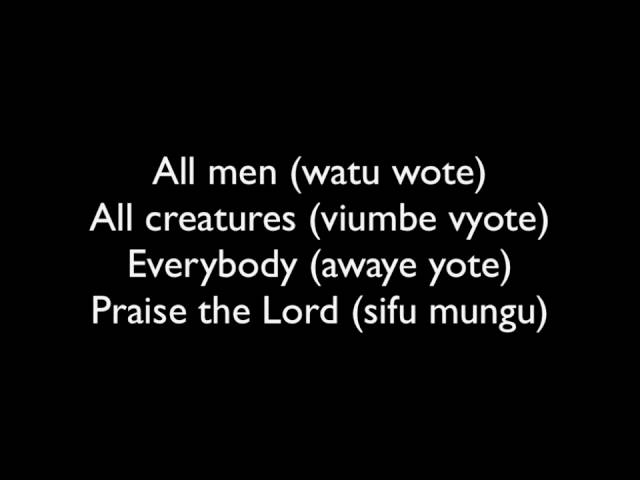O' Sifuni Mungu (With Lyrics) First Call class=