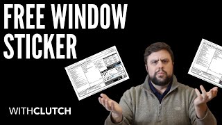 How To Get The Window Sticker For Any Car Online For Free Youtube How To Get The Window Sticker For Any Car Online For Free Youtube