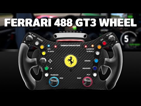 A Ferrari OFFICIAL GT3 Replica! - Thrustmaster Ferrari 488 GT3 Wheel Add-on Review