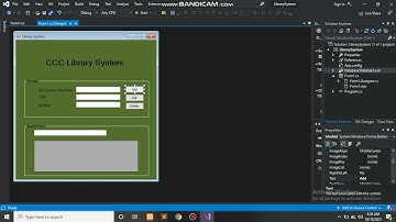 Simple Library System - Visual Studio 2019