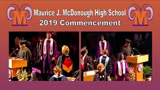 Maurice J. McDonough High School 2019 Commencement