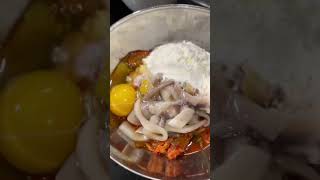 How to make Kimchi-buchimgae 😋 #koreanfood #koreanfoodrecipe #koreanfoods #koreanfoodlover #shorts