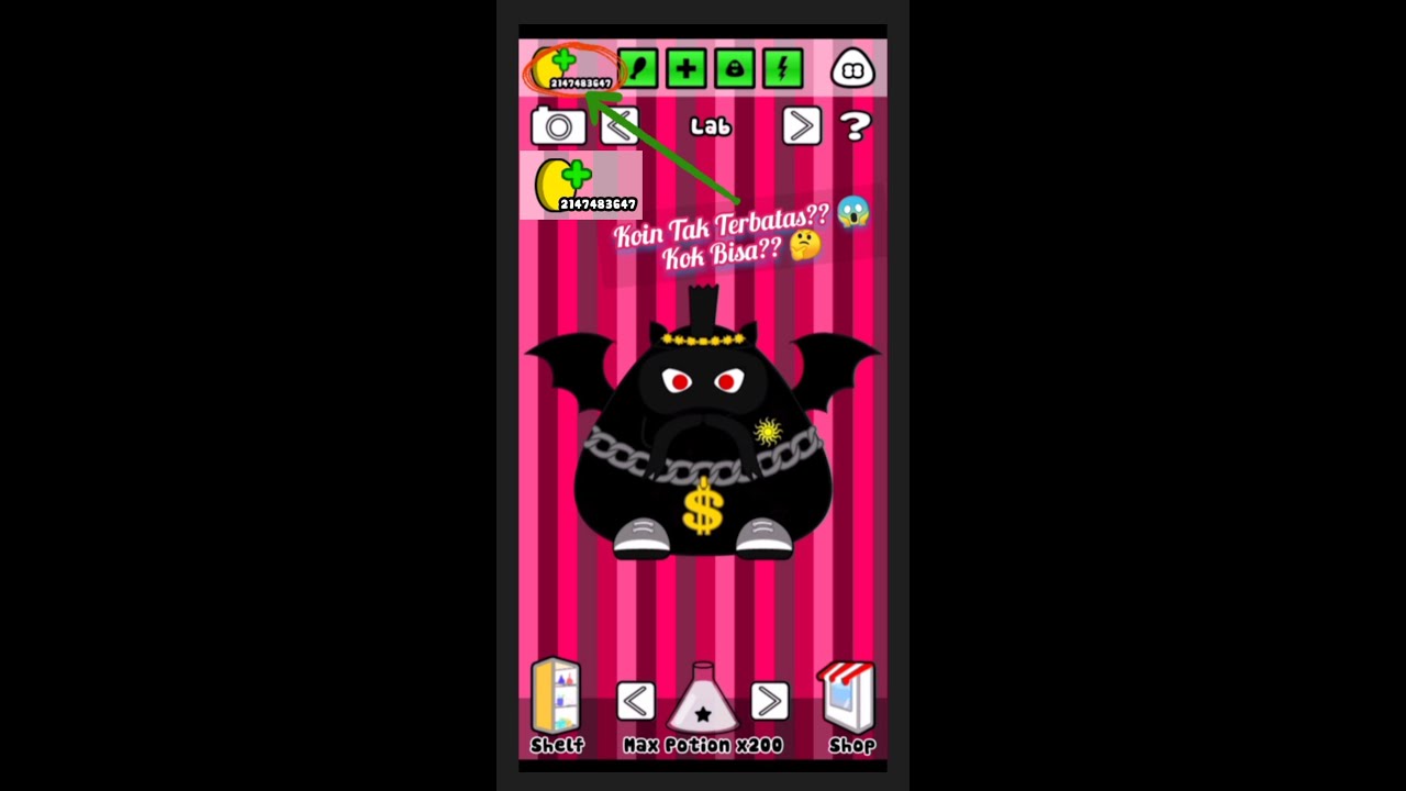 Cara Cheat Game Pou Di Android Unlimited Coin YouTube