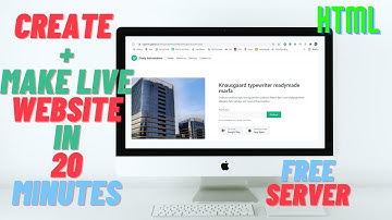 How to Create and Host Website in 20 Minutes | Free Web Hosting