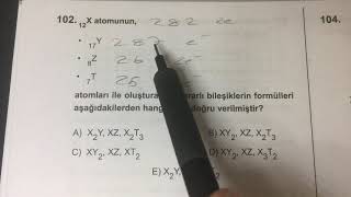 Kimya bileşik oluşturma sorusu