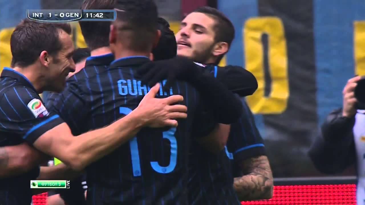 Gol di Palacio - Inter vs. Genoa (3:1)
