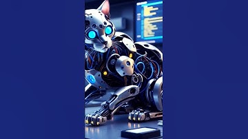 Robotic Cat #shorts #robotics #robot #robo #mostlysane #new #trending #now #giant #snake #cat #cats