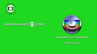 CHROMA KEY: Selo de entretenimento da Globo em 2013 (V2)