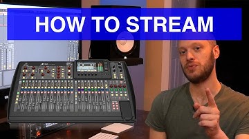 How to Setup Streaming with OBS and the Behringer X32 | X32 Live Stream Setup