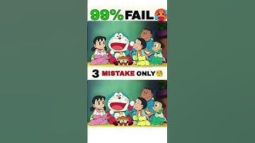 99% wrong Find 3 difference 🧠🤯.. || #find #viralvideo  #doreamongame #doraemon #trending #like