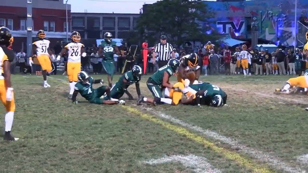 Cass Tech 2023 DE/TE RaSean Randall (Northern Illinois commit) full game highlights vs. Detroit King