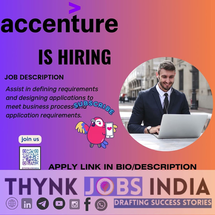  accenture is hiring for application designer check description 