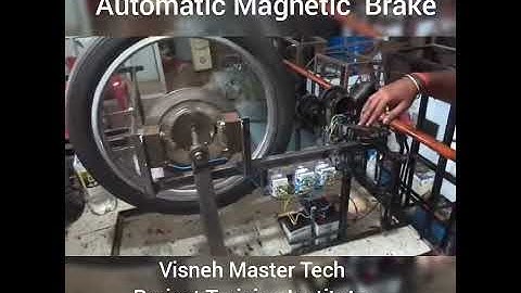 AUTOMATIC MAGNETIC BRAKE MECHANICAL ENGINEERING PROJECT
