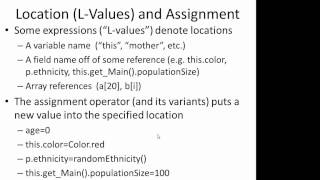 Outputting, Values, Expressions and Variables Nugget 23Introducing basic knowledge of Java Variables
