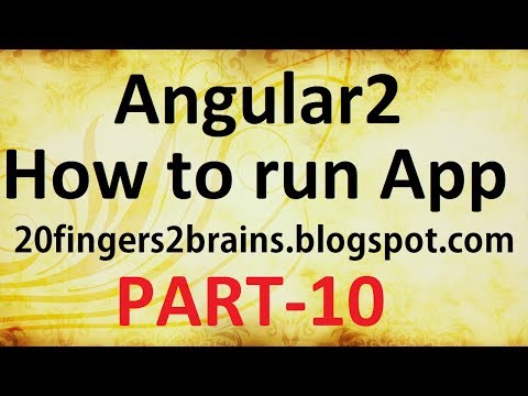 Angular 2 - How to run application using NPM