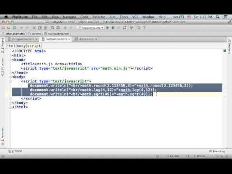 Math.js Simple Demo