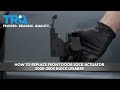 How to Replace Front Door Lock Actuator 2000-2005 Buick LeSabre