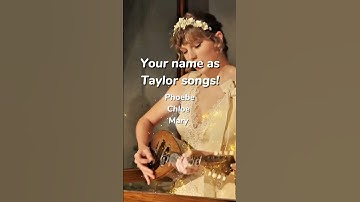 #taylorswift :: your name as Taylor Swift songs!💗 (pt1?)