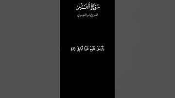 #قران_كريم_ارح_سمعك_وقلبك #كرومات_شاشة_سوداء #سورة الفيل #المصحف #اكسبلور