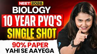 10 Year PYQ- Biology- Single Shot  | NEET 2026 | Dr. Shipra Tiwari screenshot 3